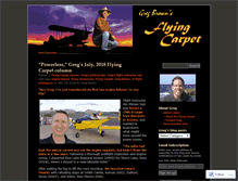 Tablet Screenshot of gregbrownflyingcarpet.com